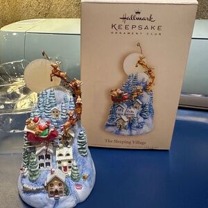 Hallmark Keepsake The Sleeping Village ornament.